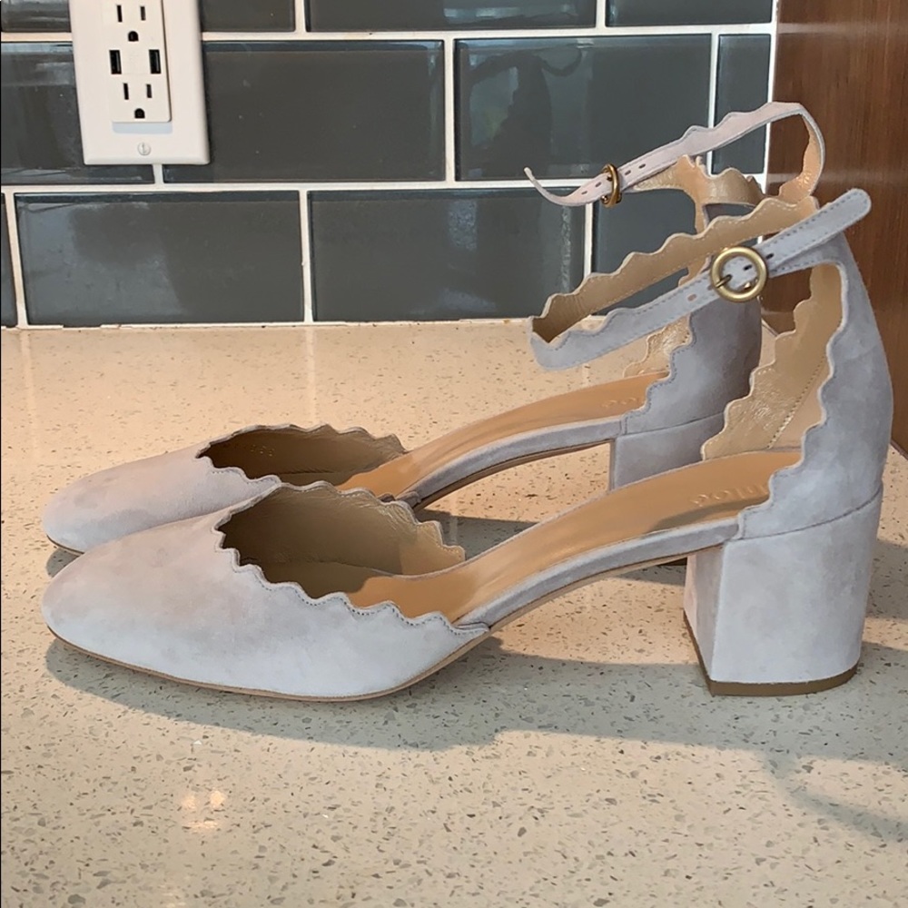 Chloe Lauren Scalloped Mary Jane Size39.5